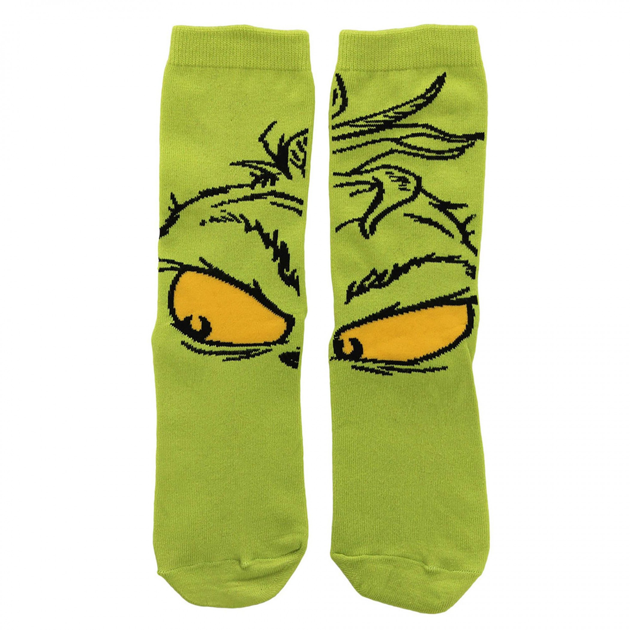 The Grinch Character Print Crew Socks